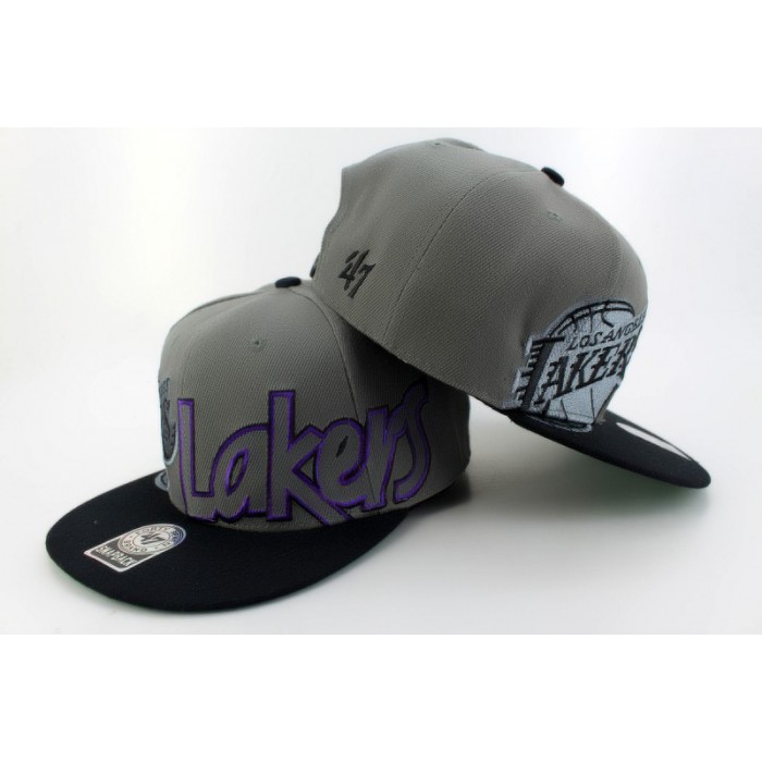 Los Angeles Lakers 47Brand Hat id04 Snapback