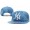 MLB New York Yankees NE Acid Wash Denim Hat #96 Snapback