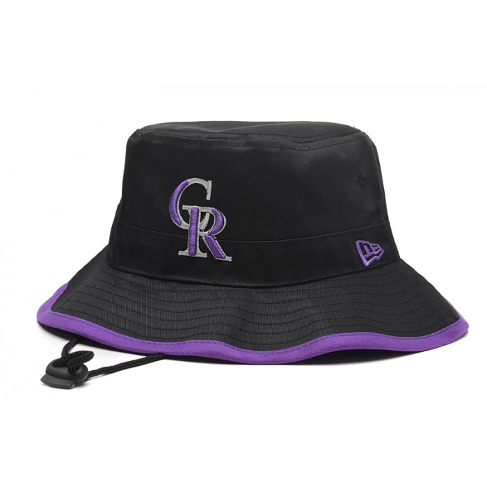MLB Colorado Rockies Bucket Hat #01 Snapback