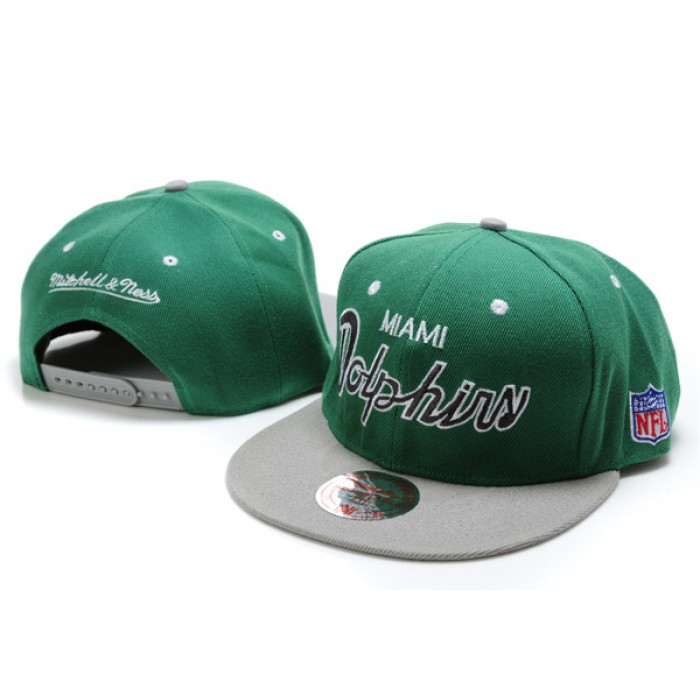 NFL Miami Dolphins M&N Hat NU02 Snapback