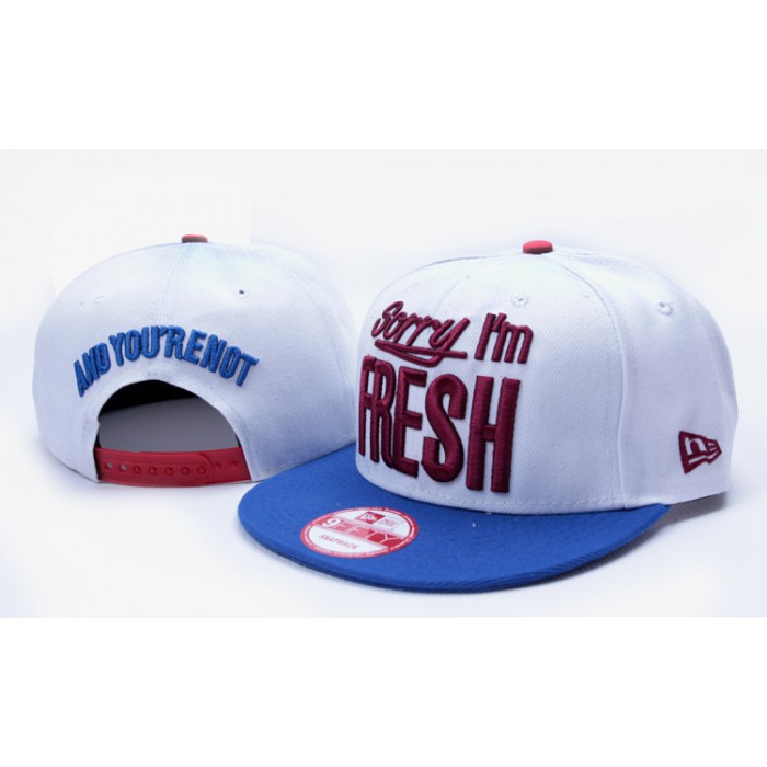 Sorry I Am Fresh Hat NU14 Snapback